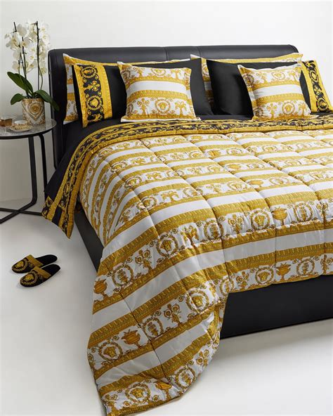 versace bedding blue|Versace bedding queen size.